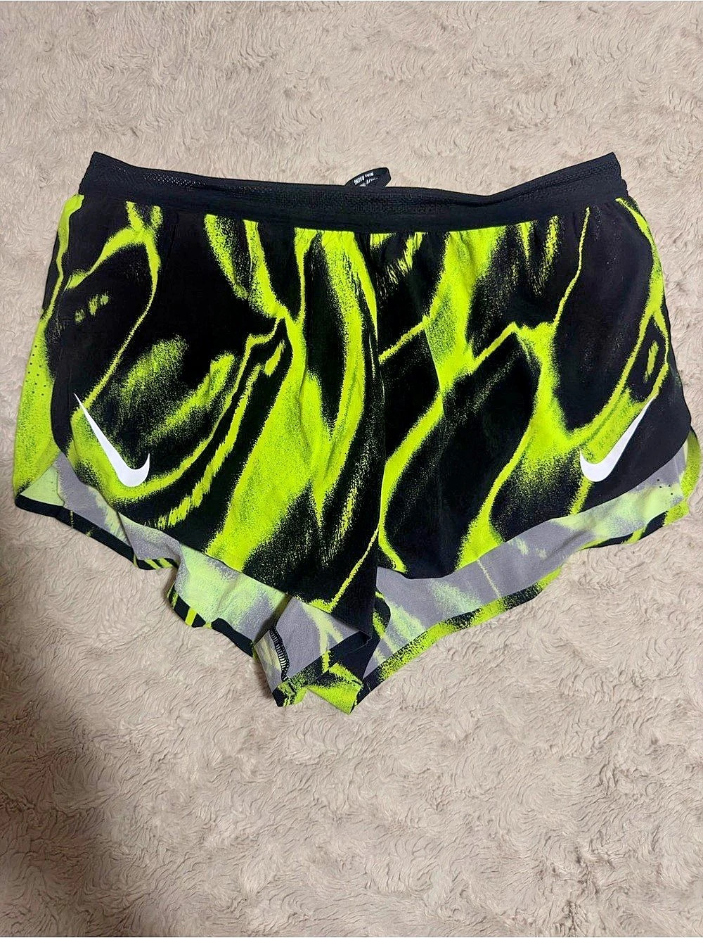 Nike AeroSwift Dri-FIT ADV 2" Running Shorts Abstract Print Athletic Shorts